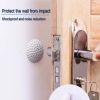 Doorknob Back Wall Protector Crash Pad Home Door Rubber Crash Mat Door Handle Bumper Kitchen Dining Bar Accessories Home Decorations