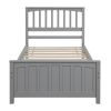 Wood Platform Bed Twin size Platform Bed
