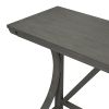 3-Piece Counter Height Dining Table Set with USB Port and Upholstered Stools