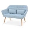 50 "width Loveseat sofa - Ergonomic with pillow