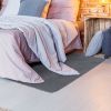 Fluffy Bedroom Rug 4' x 2.6' Anti-Skid Shaggy Area Rug Decorative Floor Carpet Mat