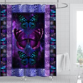 Digital Print-free Bathroom Curtain (Option: YLHTYY13-120gsm)