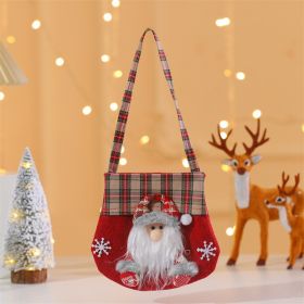 Christmas Cartoon 3D Doll Candy Gift Bag (Option: Old Man)