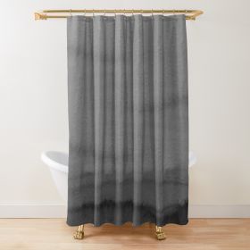 Sage Green Watercolor Ombre Shower Curtain Bathroom Fabric (Option: 4 W165xH180cm)